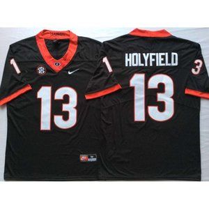 Georgia Bulldogs Elijah Holyfield Black Jersey